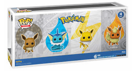 Funko POP 4-pack - Pokémon Eeveelutions
