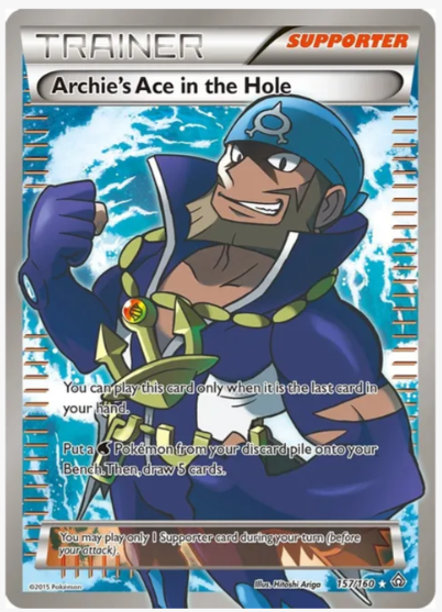 Archie's Ace in the Hole (157 Full Art) - XY - Primal Clash #157