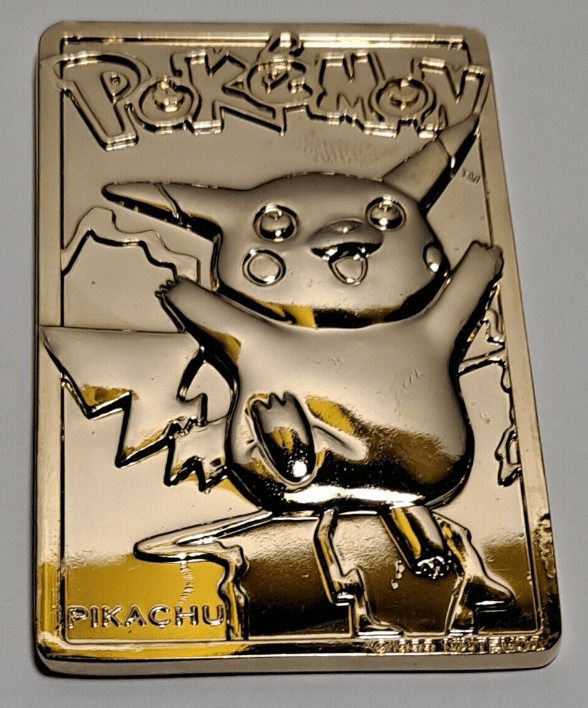 Limited Edition 1999 Burger King Pikachu Gold Card #25
