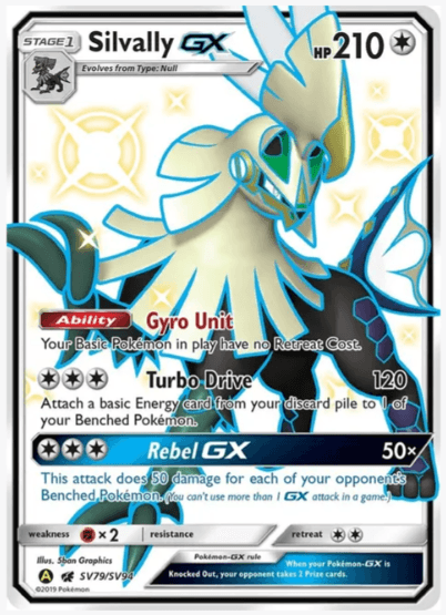 Silvally GX - Hidden Fates: Shiny Vault #SV79/SV94