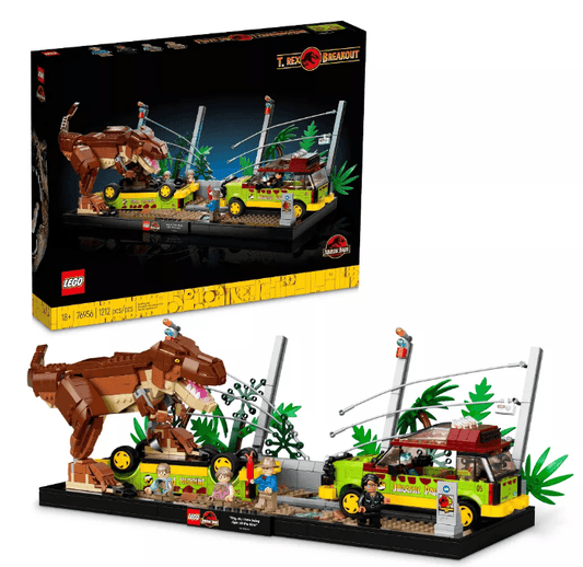 LEGO Jurassic Park T. rex Breakout 76956 Building Kit