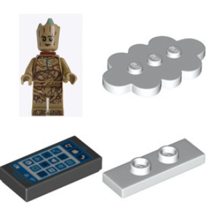 LEGO Marvel Holiday Groot Minifigure 76231