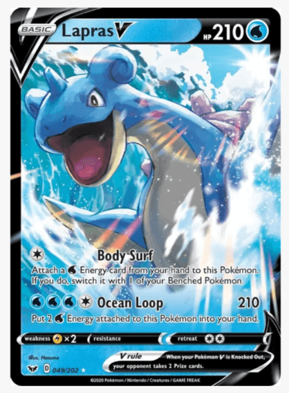 Lapras V - SWSH01: Sword & Shield Base Set #049/202