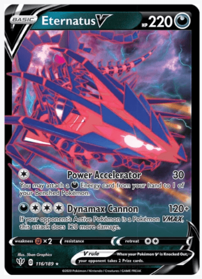 Eternatus V - SWSH03: Darkness Ablaze #116/189