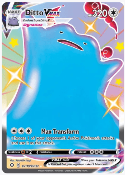 Ditto VMAX - Shining Fates: Shiny Vault #SV119/SV122