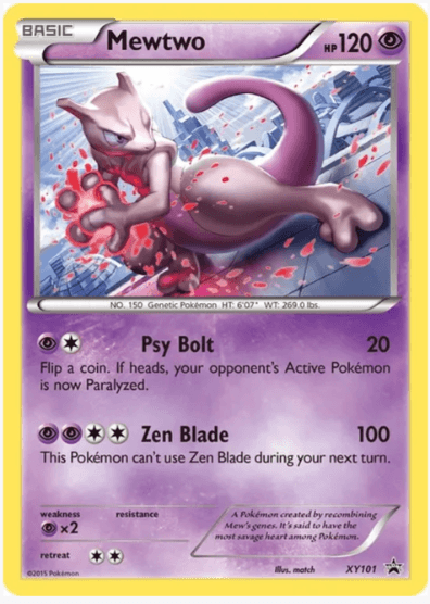 Mewtwo - XY101 - XY Promos #XY101