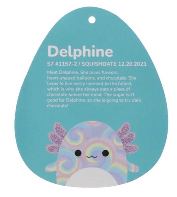 Squishmallows - Delphine the axolotl 7.5in