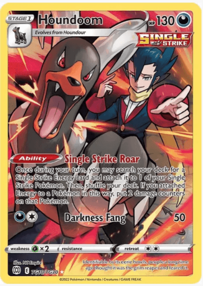 Houndoom - SWSH09: Brilliant Stars Trainer Gallery #TG10/TG30
