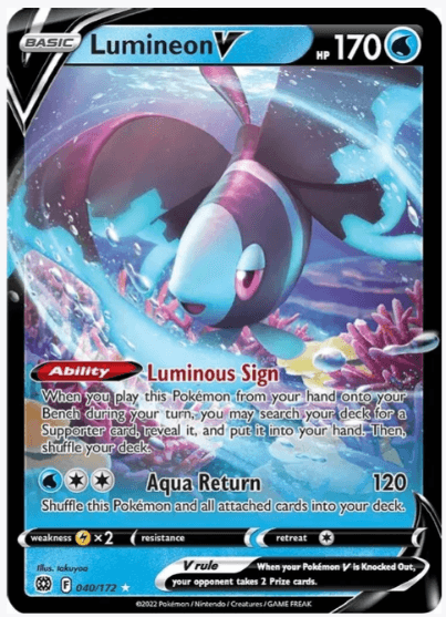 Lumineon V - SWSH09: Brilliant Stars  #40/172