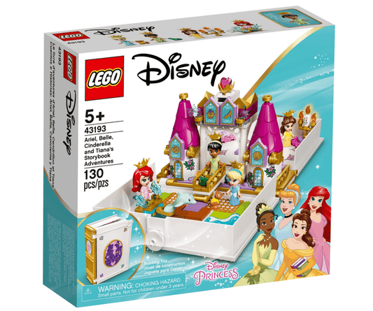 LEGO Ariel, Belle, Cinderella and Tiana's Storybook Adventures 43193