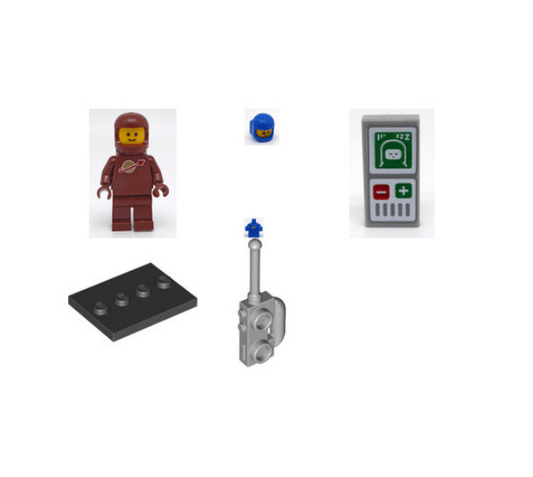 LEGO Brown Astronaut and Space baby Set 71037-3 Minifigure