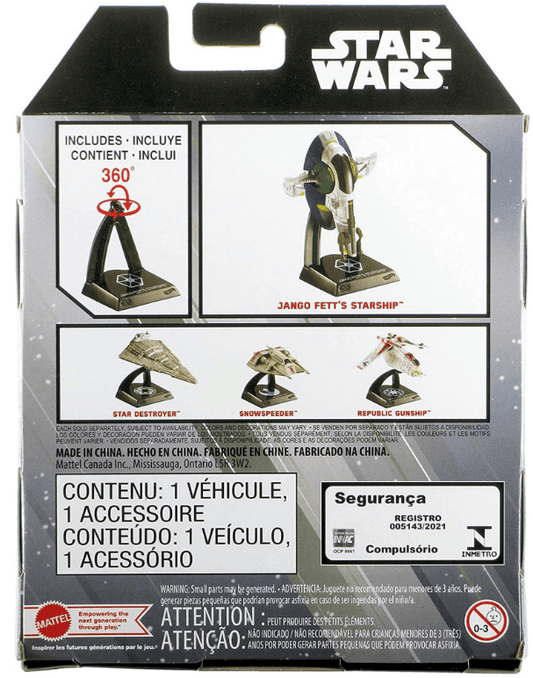 Hot Wheels - Star Wars Jango Fett's Starship 1:50 Scale