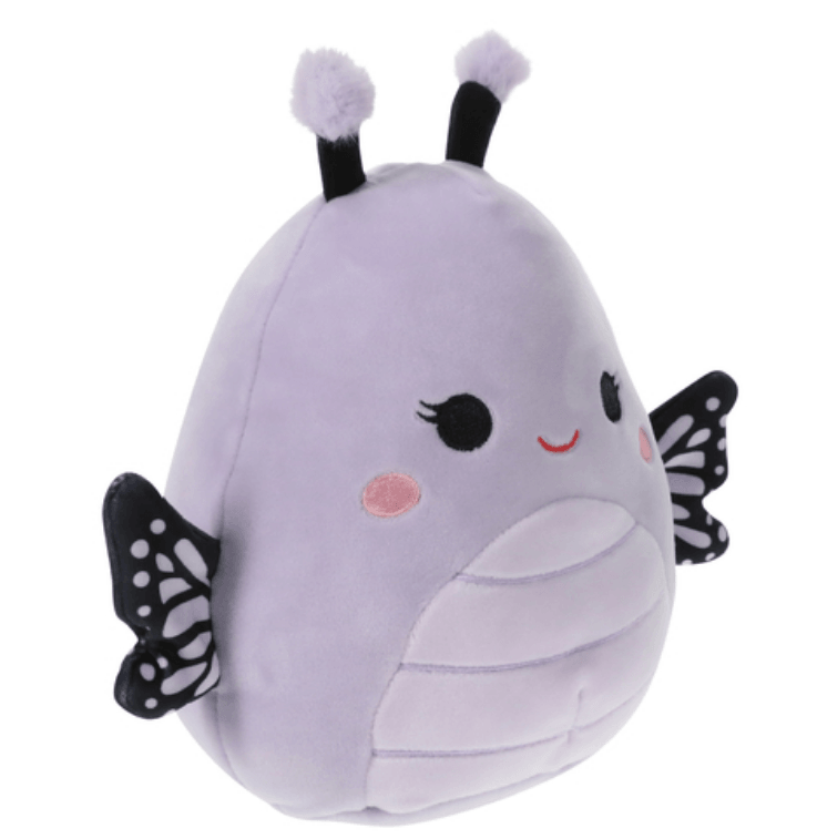 Original Squishmallows - Bibiana the purple butterfly 7.5 in