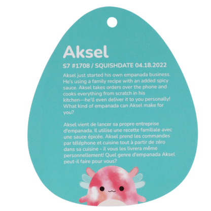 Squishmallows - Aksel the axolotl 7.5 in