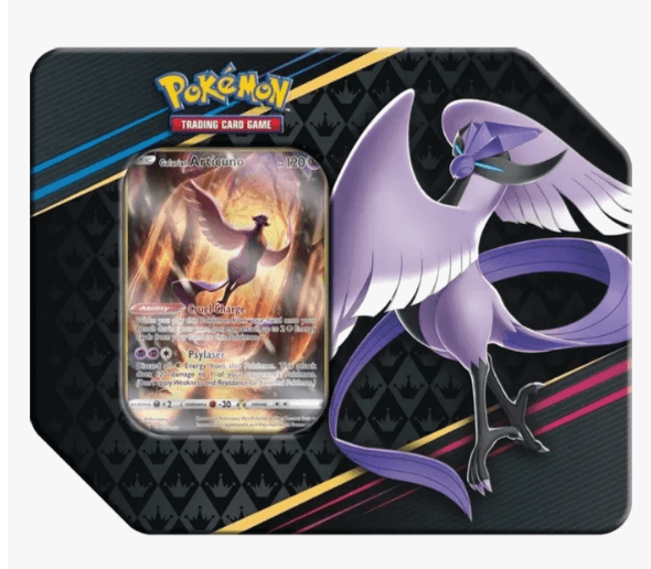 Pokémon Crown Zenith Legendary Birds Tins