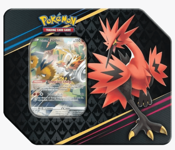 Pokémon Crown Zenith Legendary Birds Tin
