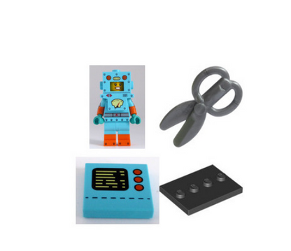 LEGO Cardboard Robot Set 71034-6 Minifigure