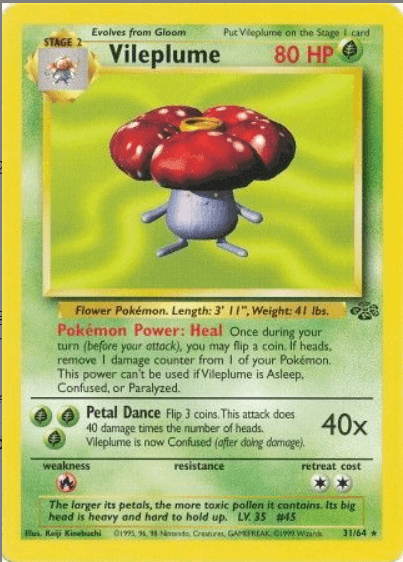 Vileplume - Jungle #31/64 (Near Mint)