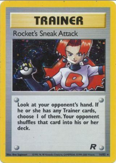 Rocket's Sneak Attack - Team Rocket #16/82 (Near Mint)