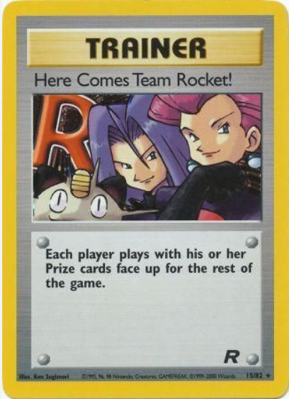 Here Comes Team Rocket! - Team Rocket #15/82 (Moderately Played)