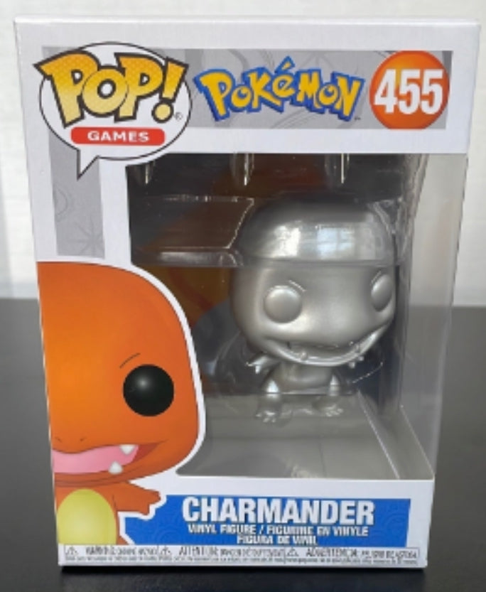 Pokémon Silver Charmander Funko Pop