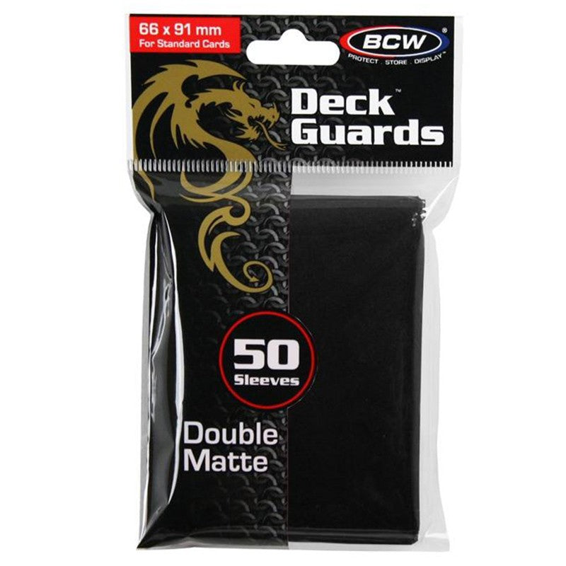 Deck Guard Sleeves: Matte Black (50)