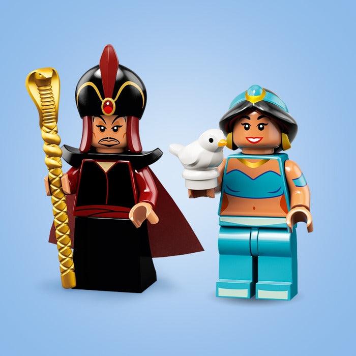 Jafar and Jasmine Minifig you can pull from the mystery bag