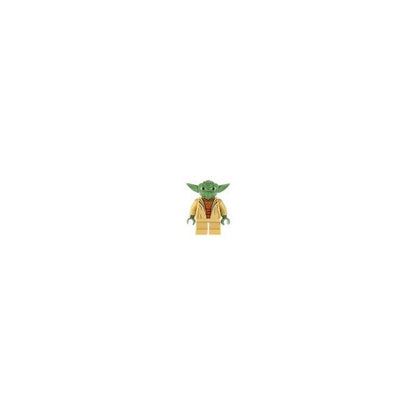 LEGO Yoda with White Hair and Printed Back Minifigure