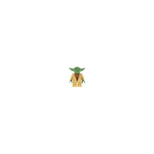 LEGO Yoda with White Hair and Printed Back Minifigure