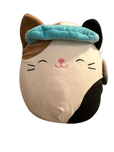 Original Squishmallow Cam the Cat w/visor 7.5in